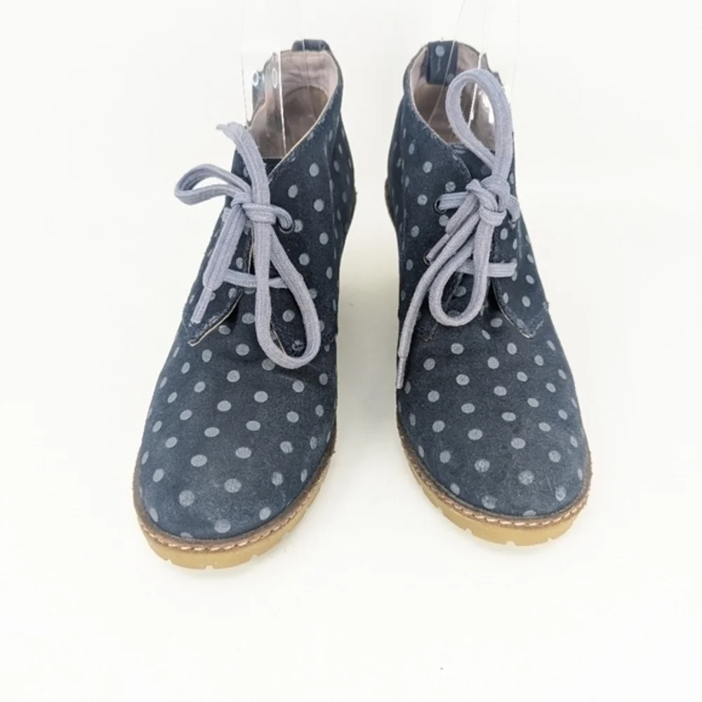 Boden polkadot suede  wedge‎  sneakersize 9.5/39 EU